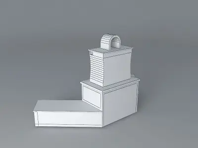 The Puckett fireplace Free 3D model