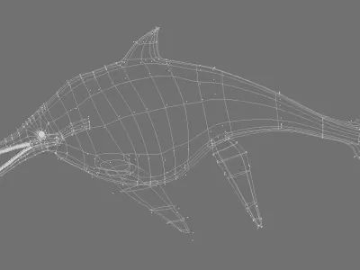 Shonisaurus Dinosaur 3D model