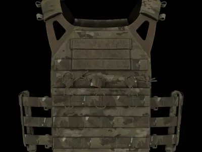 Crye Jumpable Plate Carrier Low-poly 3D model
