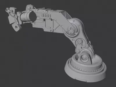 Sci-fi landing leg-1 Free 3D model