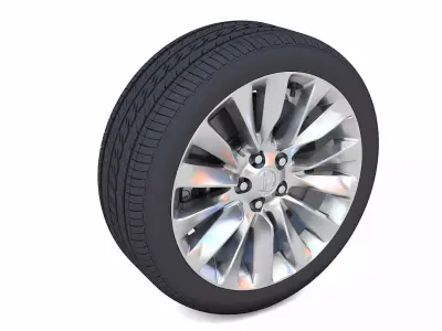 Acuras RLX Rim 3D Model Low-poly 3D model