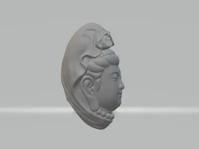 Bodhisattva Avalokitesvara Head 3D print model