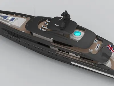 Farah Yacht 3D model
