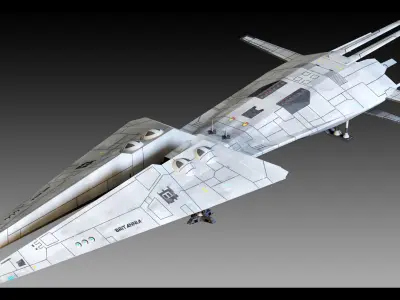 25 Spaceships- Vol 01- High detail 3d models 3D model