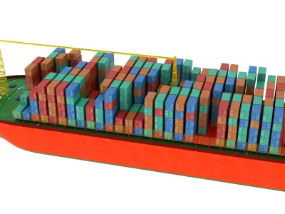 Container Ship  3D model