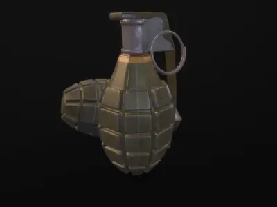 Hand Grenade 3D Model 3D model