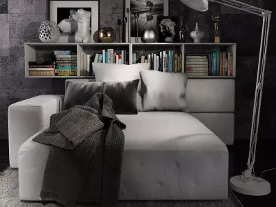 Twils livingroom set 3D model