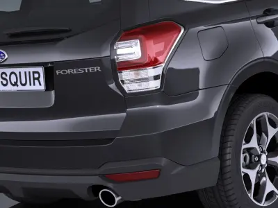 Subaru Forester 2017 3D model purchase