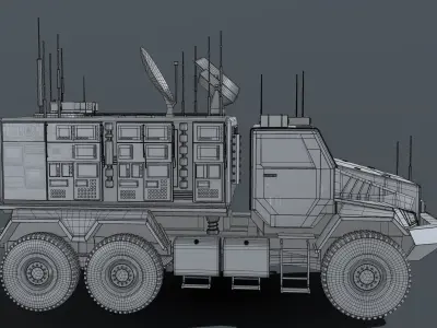 Warfare Vehicle 3D model by aruramesh79