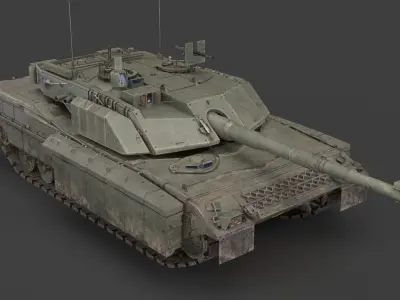 C1 Ariete  and Mofication PSO  Low-poly 3D model