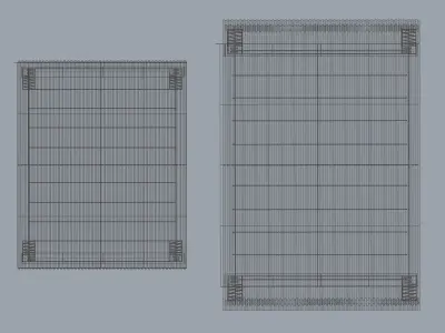 Movable Roof Facade 3D model