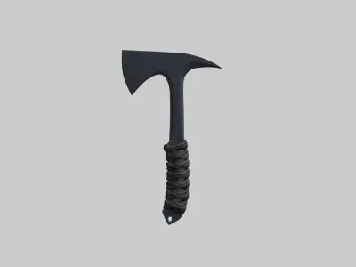 Browning Tomahawk Low-poly PBR 3D Model Low-poly 3D model