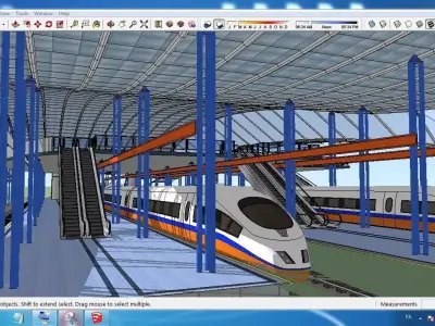 Sketchup Terminal A8 Free 3D model
