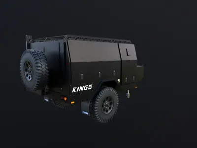 Off Road Camper Trailer Adventure Kings MT1(1) 3D model