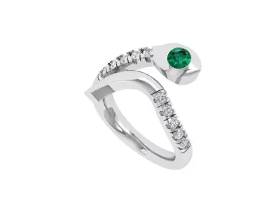 Snake Ring 3D print model 21