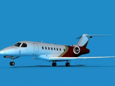 Cessna Citation C700 Longitude V06 3D model