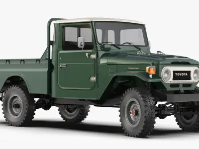 Toyota Land Cruiser FJ45 Pickup 1978 3D model