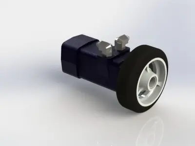 Hydraulic Motor Free 3D model
