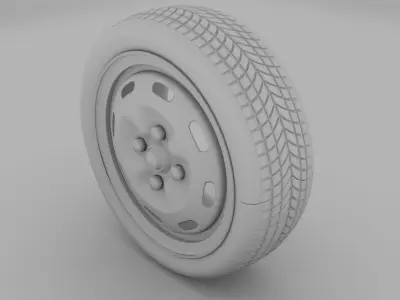 Lada Wheel 3D model