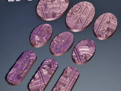 HD Base Set 25 - Circuit Panels 3D print model