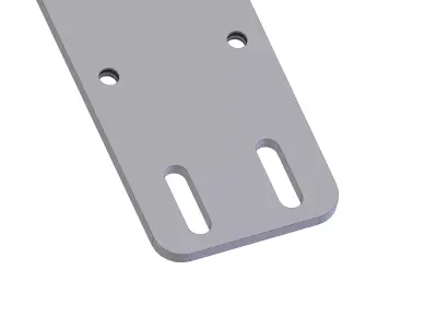 Universal Photo Sensor Bracket - Flat Slot Type M2-5 3D model 3D model