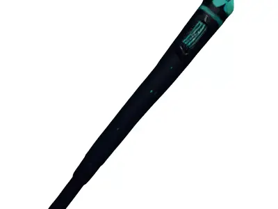 Futuristic Glowing Energy Staff 3D model