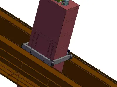 Gantry-type Mine Sampling Machine 3D model
