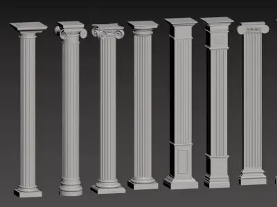 RomanColumn 3D model