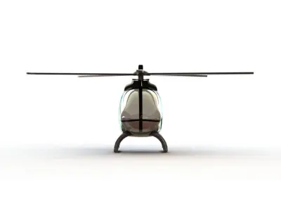 simple helicopter 3D print model