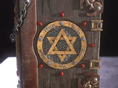 HIE MagicBook D180219 Low-poly 3D model