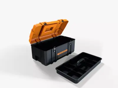 Tool Kit Box Low-poly 3D model