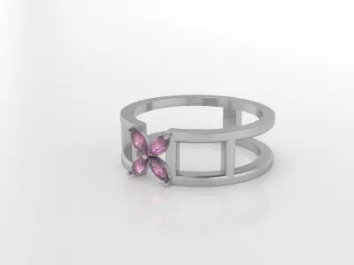 Spring rings 3D print model