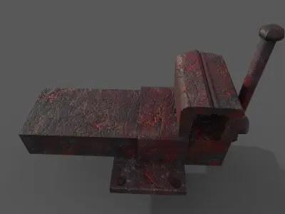 Grim Grip Butcher Leg Clamp for Slaughter Table Low-poly 3D model