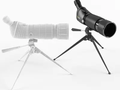 National Geographic Spotting Scope 3D model
