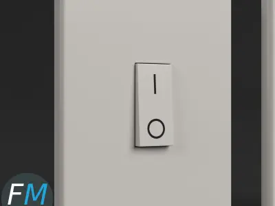 Light switches Low-poly 3D model purchase