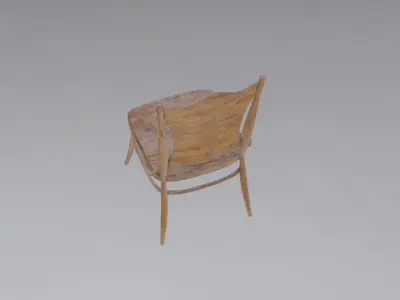 Antique Chair 01 Free low-poly 3D model