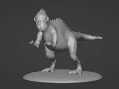 Dinosaur 3D print model 10