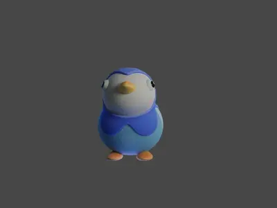 Bird Game Model 03 Low-poly 3D model