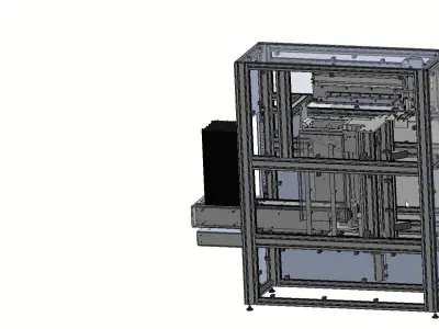 Automatic Tray and Pallet Loader 3D model