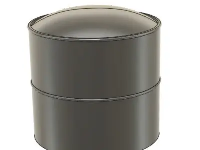 Large Fuel Storage Tank 3D print model