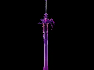 sword of darkness Low-poly 3D model
