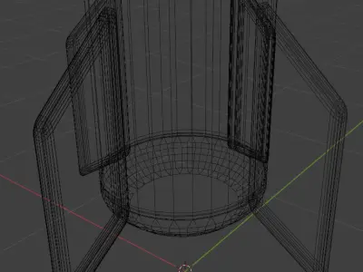 Nuclearbomb Low-poly 3D model