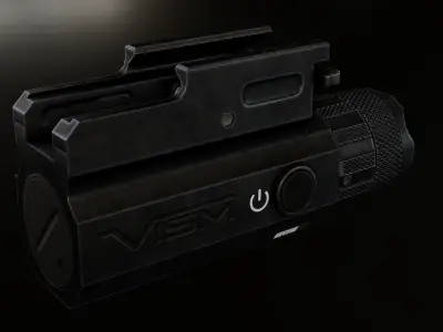 NcSTAR Blue Laser Low-poly 3D model
