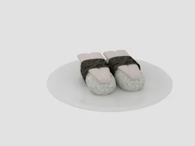 Dory Sushi Low-poly 3D model