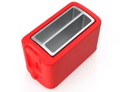 Toaster Low-poly 3D model