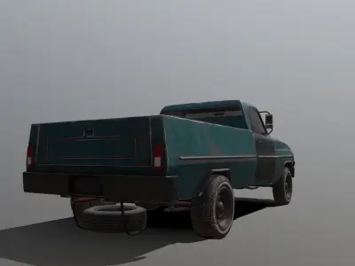 Old Truck 3D model get