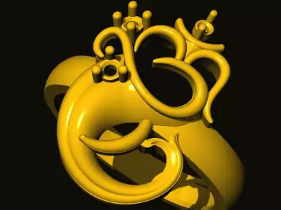 ganesh ring 3D print model