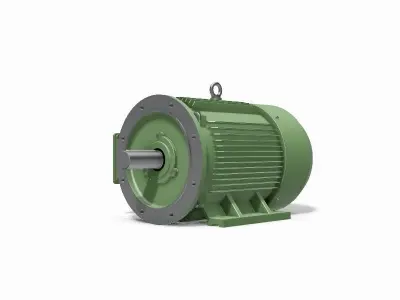 225M B35 Left 2 Pole IEC electric motor - 3D CAD model 3D model