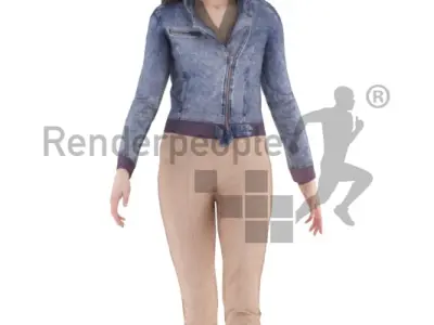 Fernanda Animated 002 Walking