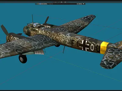 Ju-88 Free 3D model